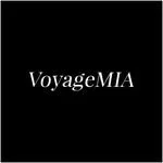 Text that says 'VoyageMIA' on a black background