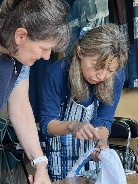 Shibori with Makiko- San in Naruto