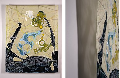 Valerie Goodwin Work- Cartographic Collage