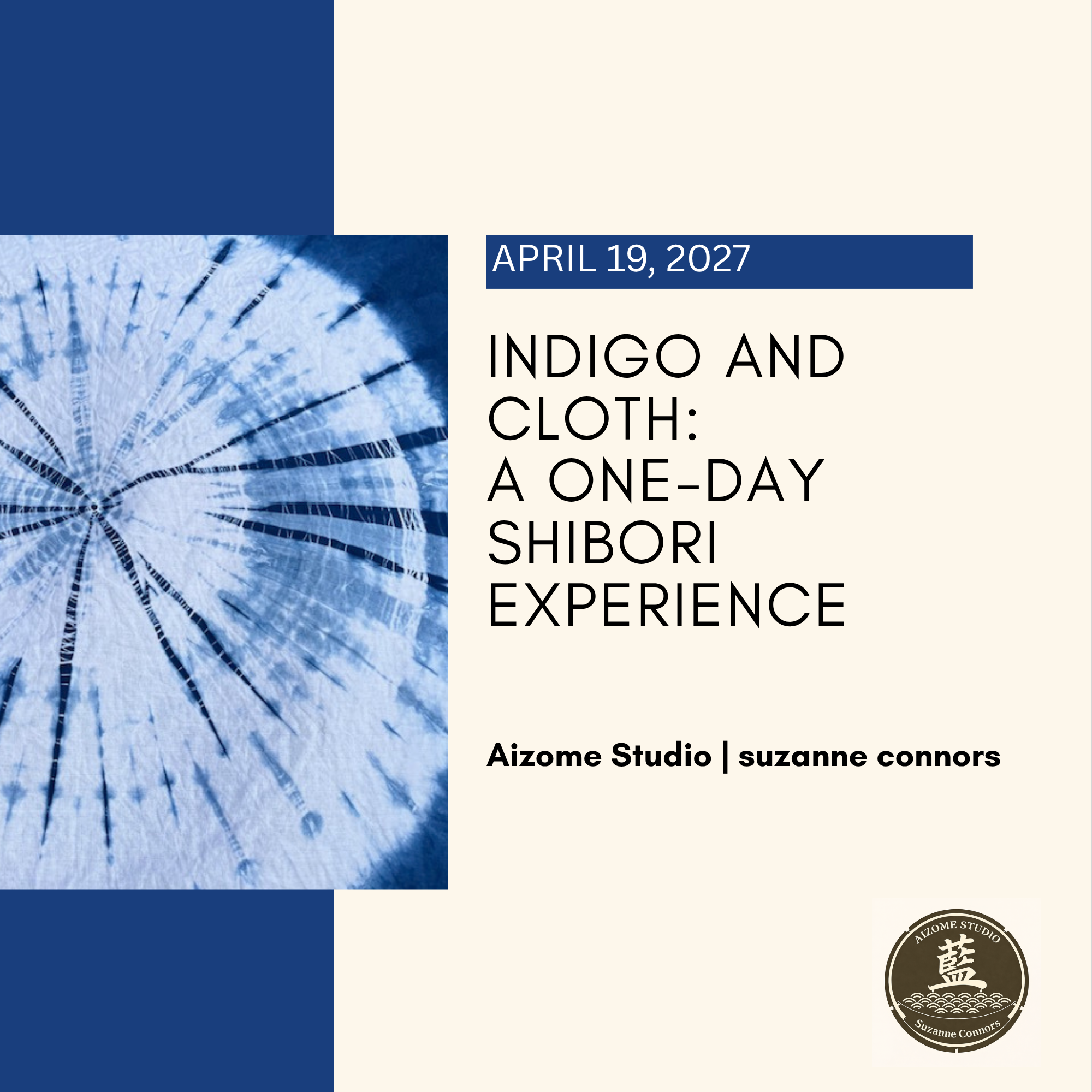 Indgio and Cloth | a 1-day Shibori Experience