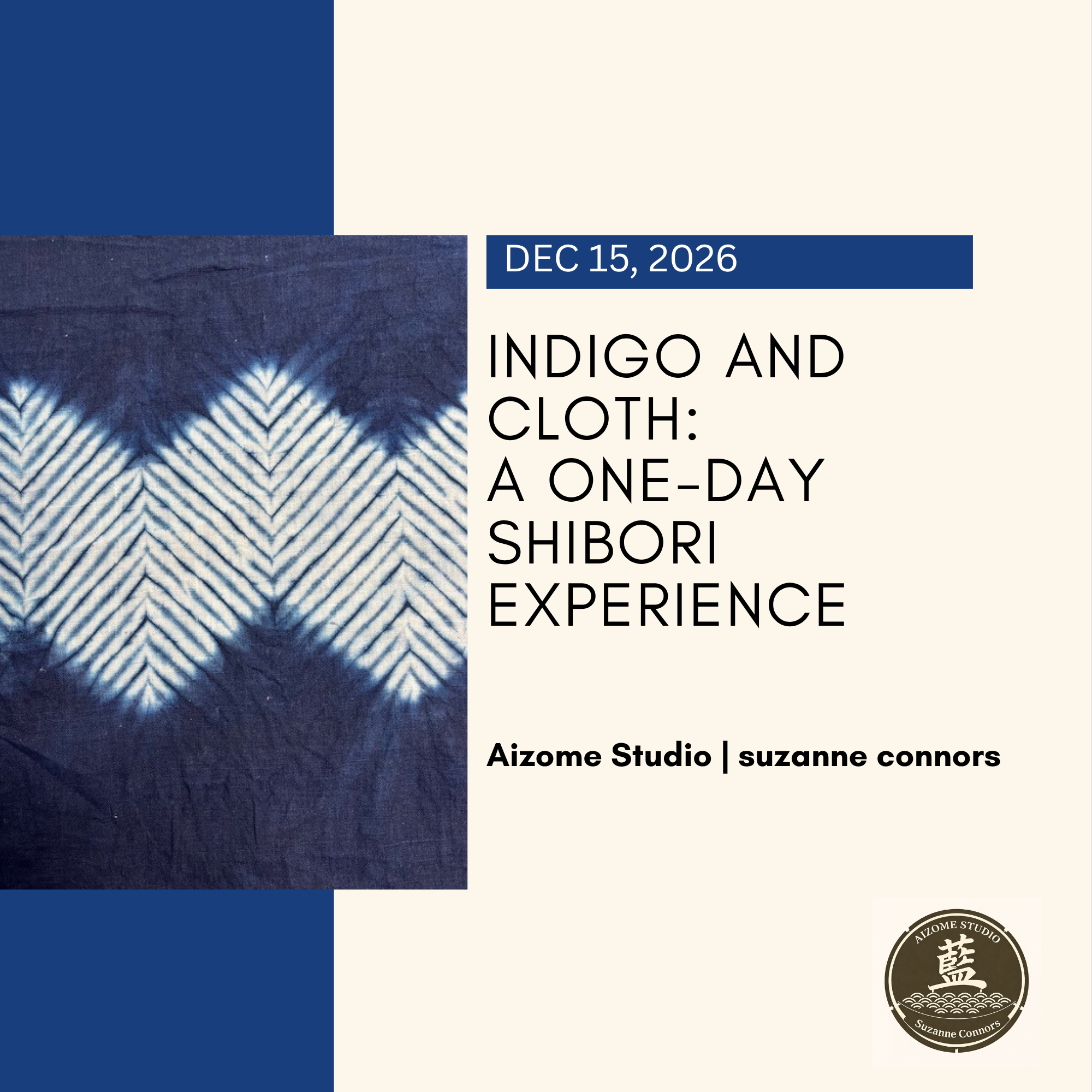 Indigo and Cloth | A 1-day Shibori Experience