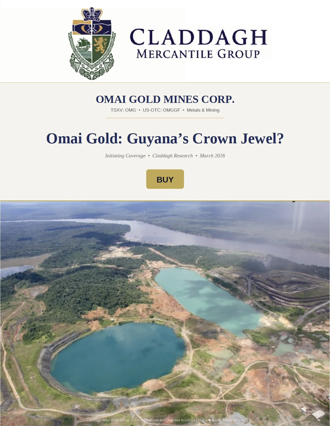 Omai Gold Mines Corp. - Initiation Report