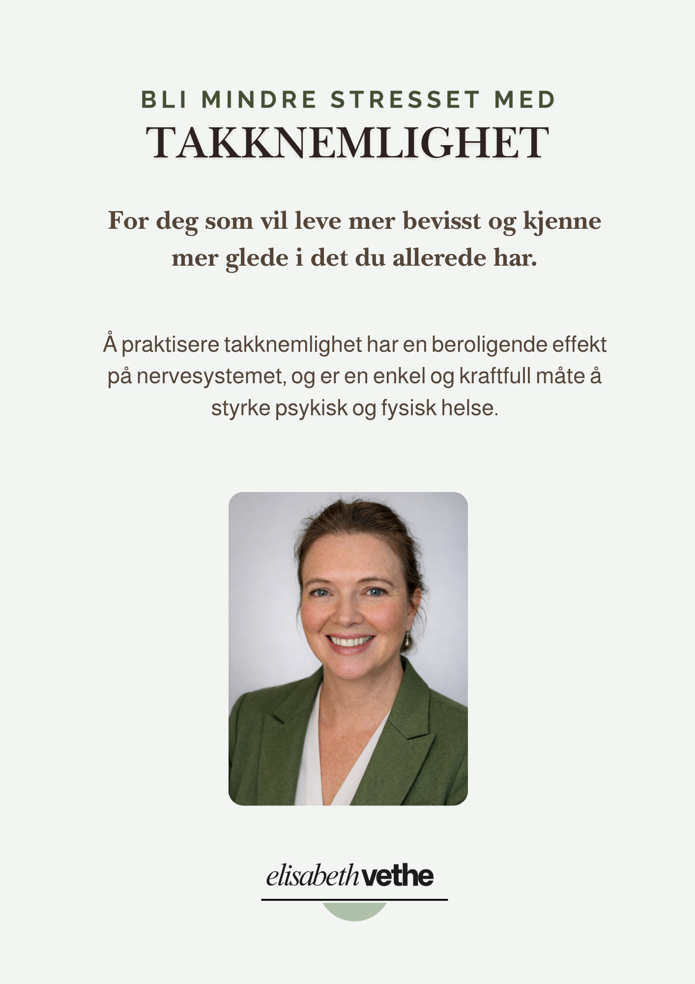 Bli mindre stresset med takknemlighet