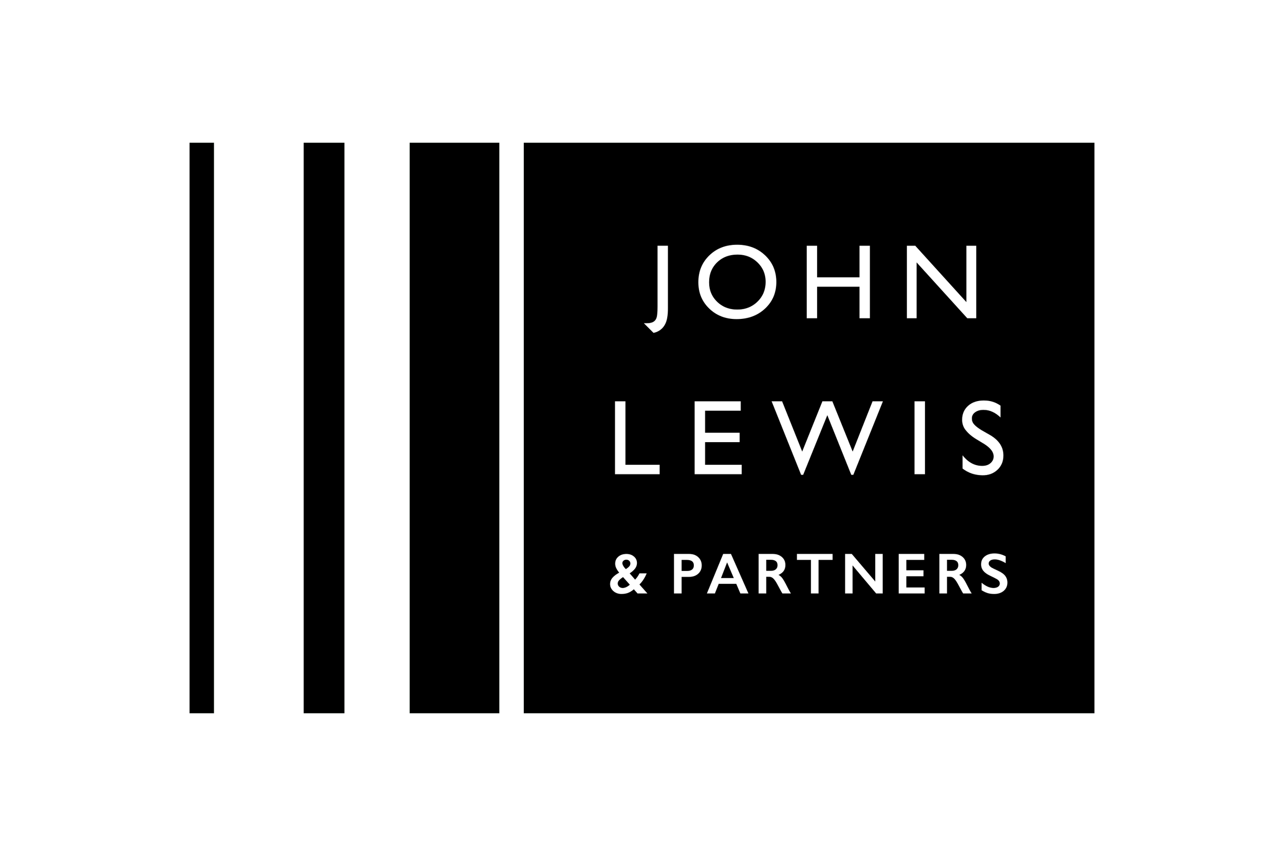 Book cover titled 'John Lewis & Partners' with a black background and white text.