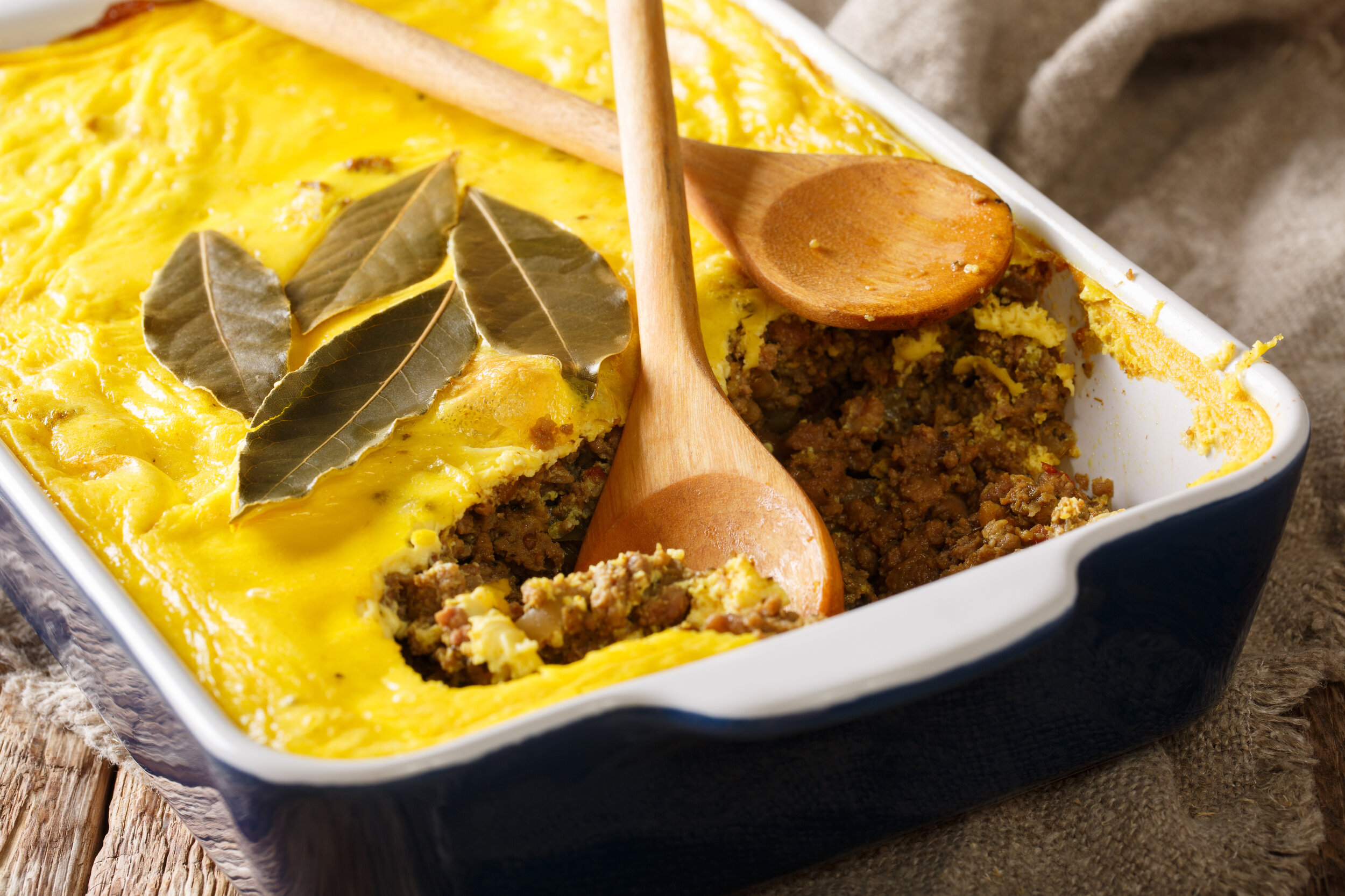 Bobotie (Curry Beef Custard)
