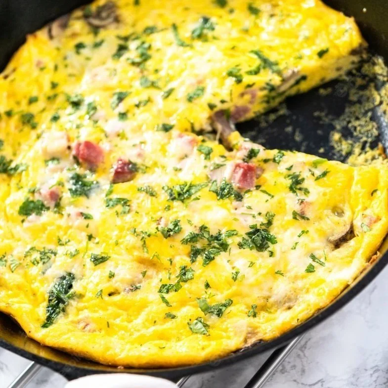 🍳 Ham &amp; Cheese Frittata