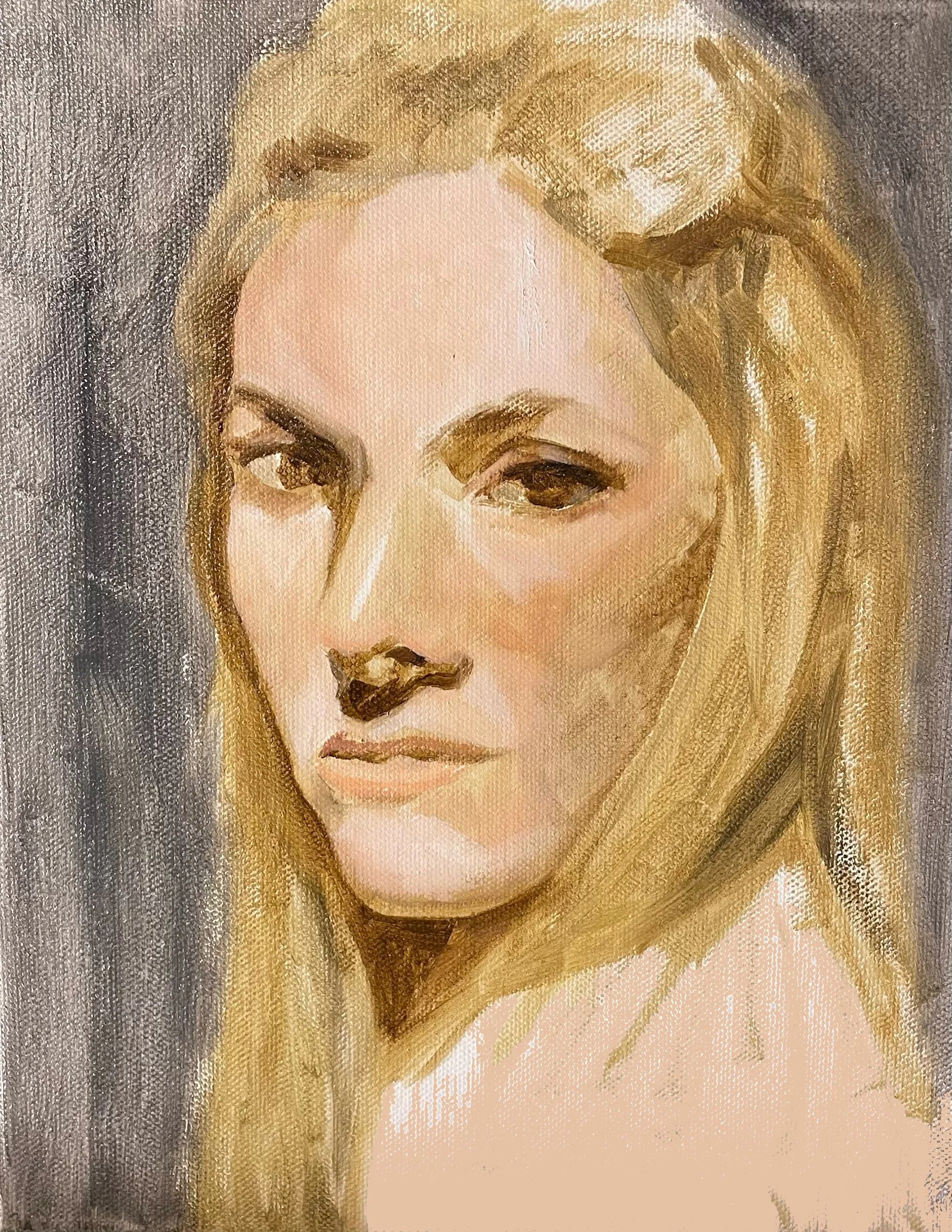Laura, oil on canvas 20x30, Milan 2024