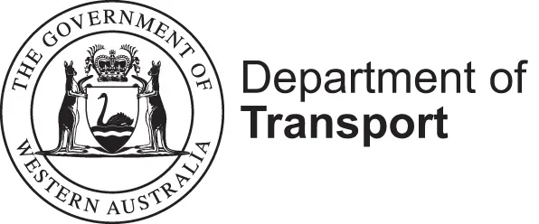 Seal of the Government of Western Australia next to the Department of Transport text.