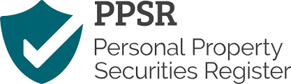 PPRS Personal Property Securities Register logo with shield and check mark
