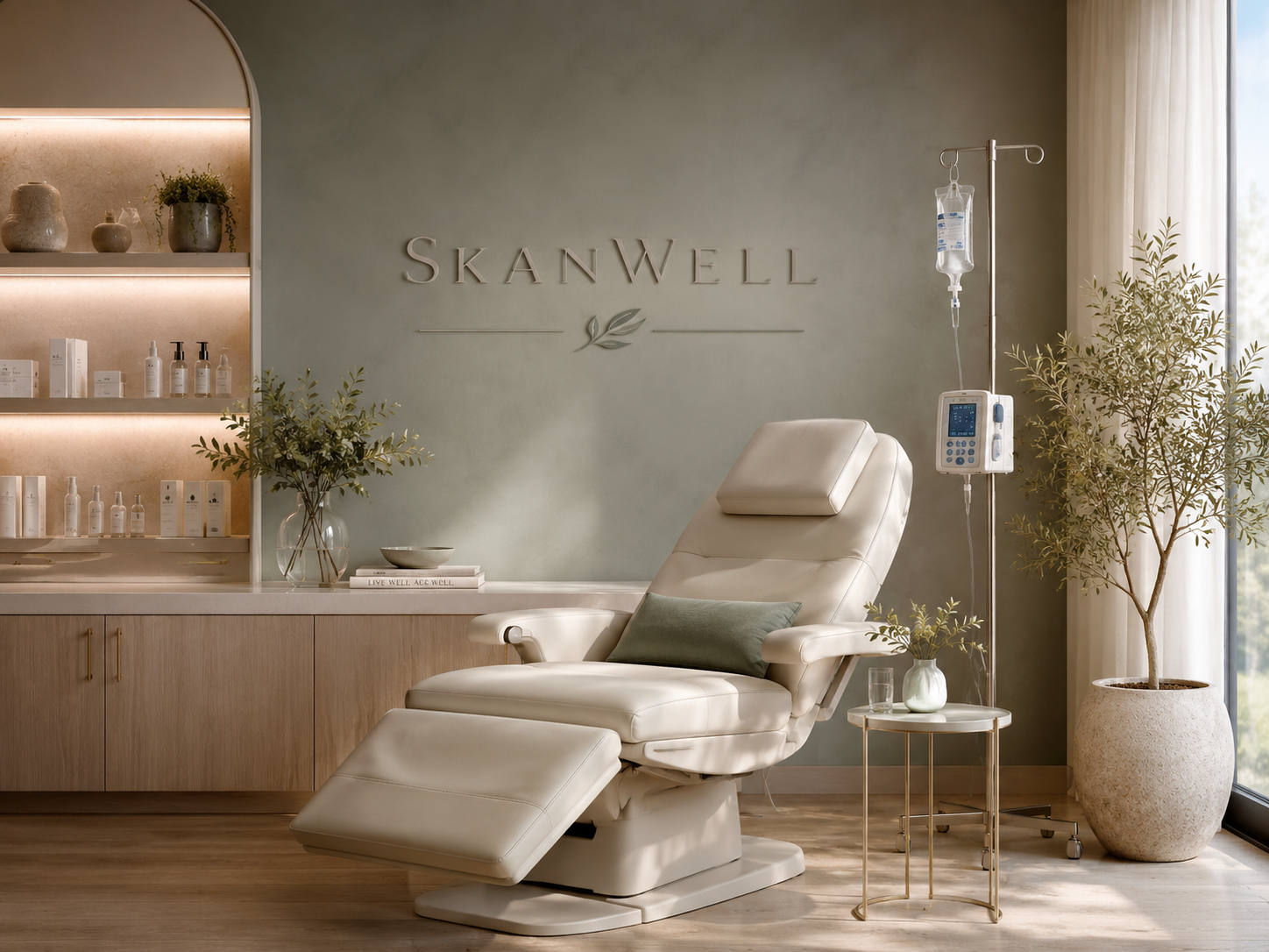 A rendering of a Chair at SkanWell in Camillus NY