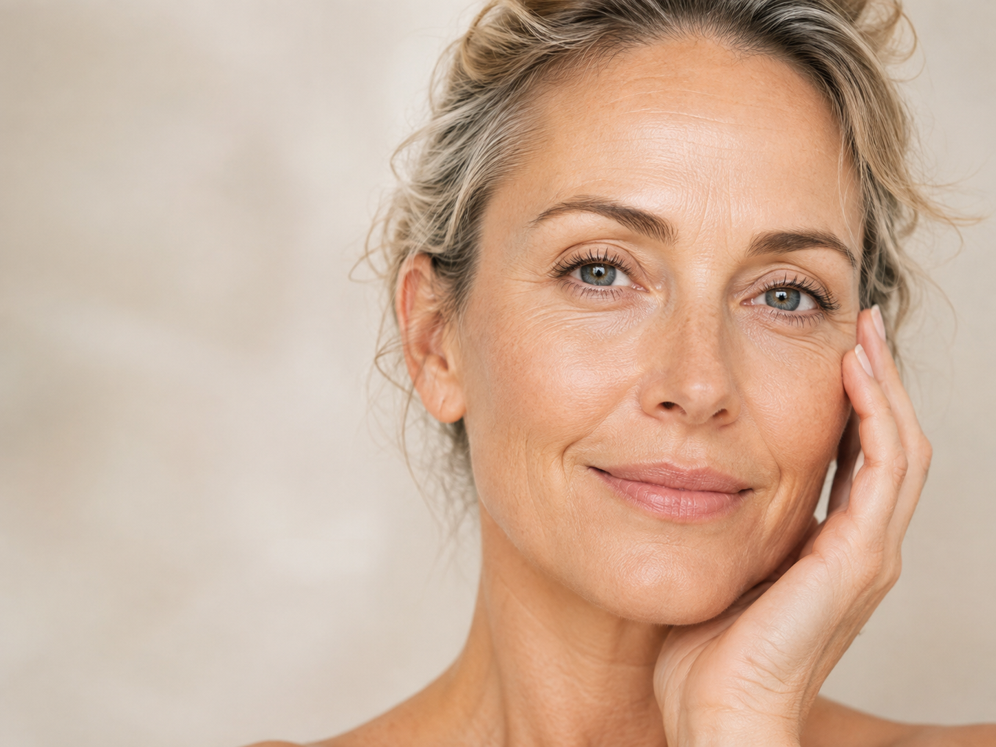 A patient receiving a medical grade skincare consultation for SkinBetter or SkinCeuticals at SkanWell in Camillus, NY