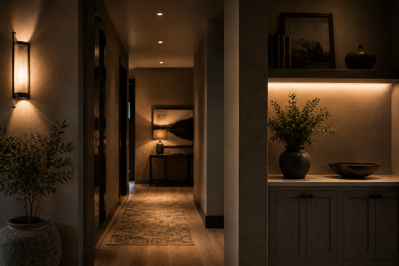 high-end luxury marin county home lighting upgrade