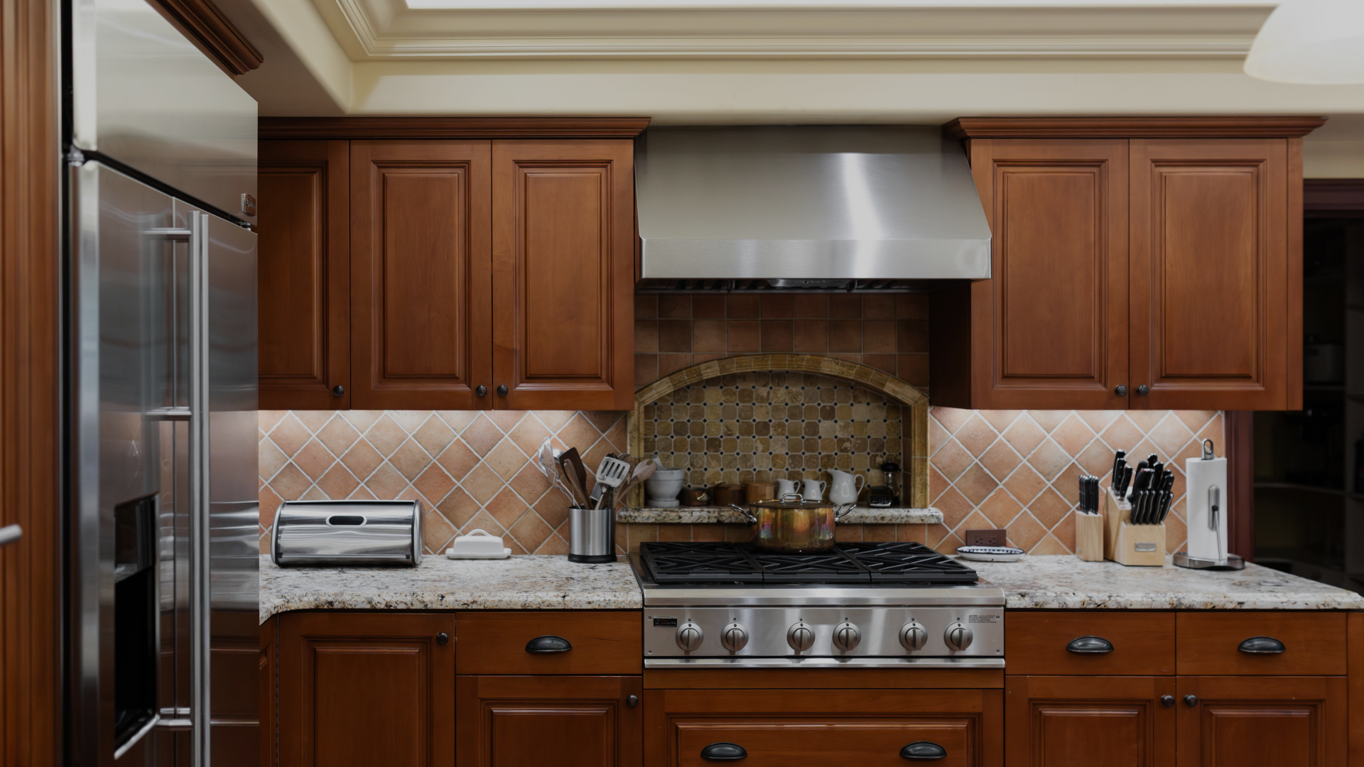 luxury kitchen lighting installation by marin county electrician