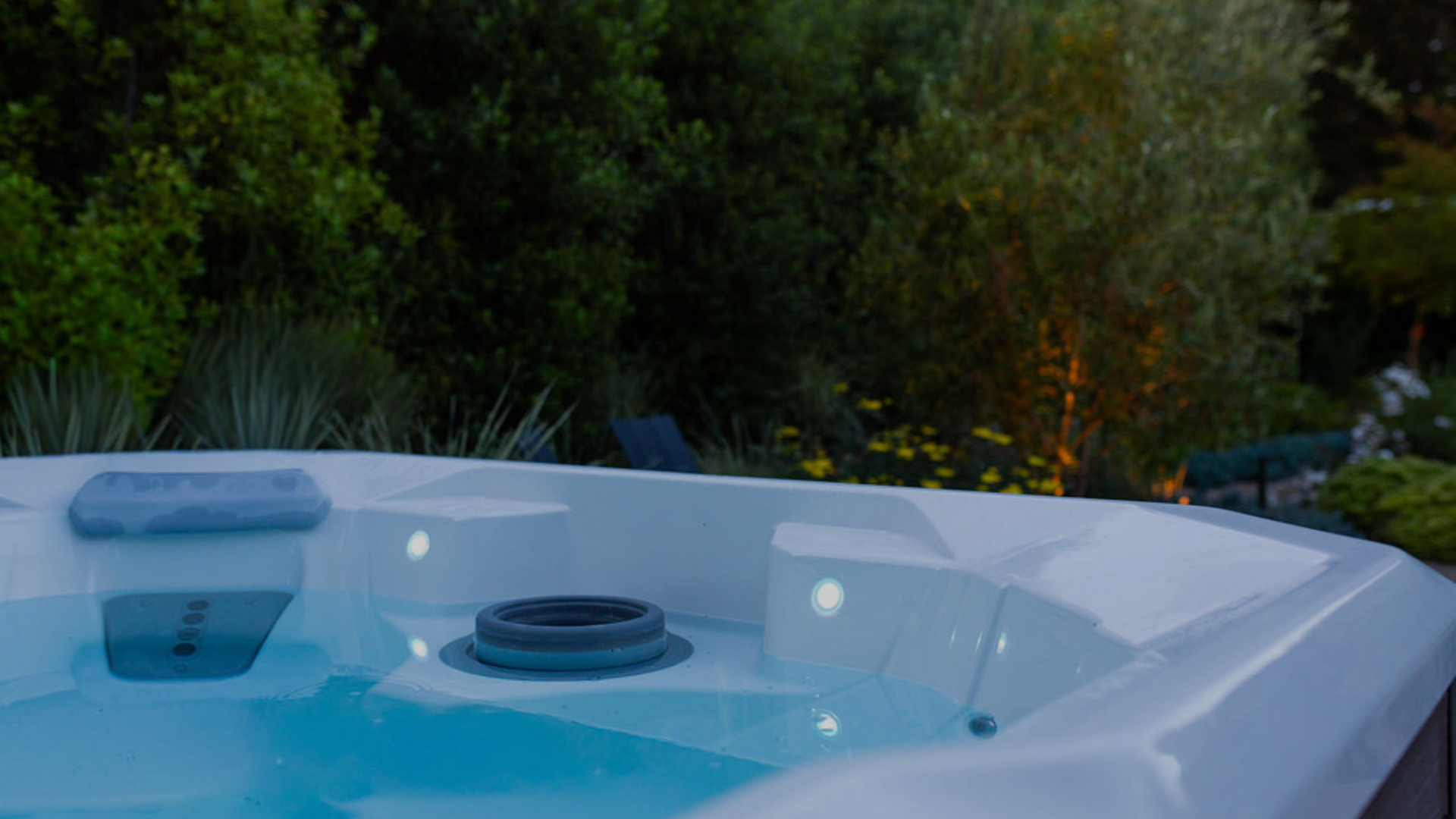 high-end spa lighting installation in Marin county, California