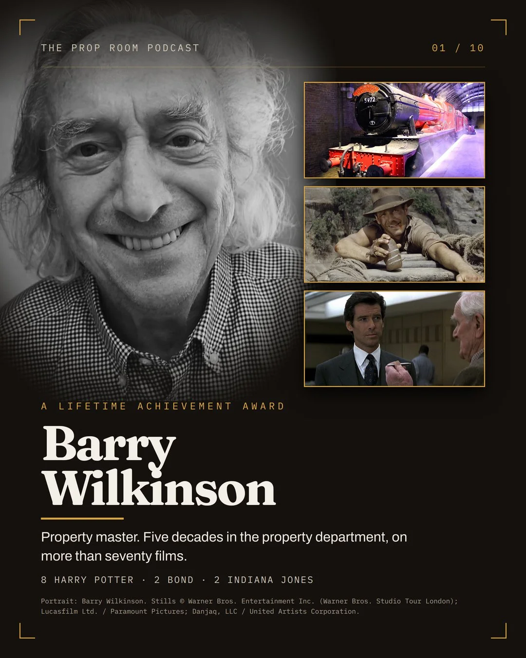 The lifetime achievement of Barry Wilkinson. 

We were lucky enough to be in the audience when Barry Wilkinson was announced as the recipient of the @_thepmg Lifetime Achievement Award. We were blown away by how many incredible projects he was Prop M