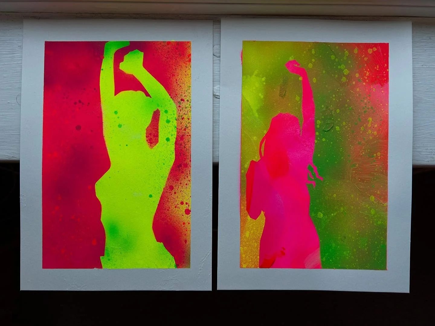 More prints - A4 spray paint