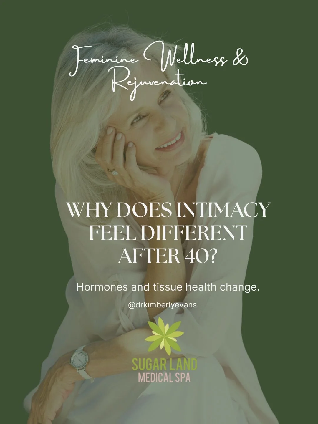 As estrogen shifts, vaginal tissue, lubrication, elasticity, and sensation can change. Feminine rejuvenation combines hormone optimization, regenerative therapies like the O-Shot&reg;, and non-surgical vaginal rejuvenation to restore comfort, confide