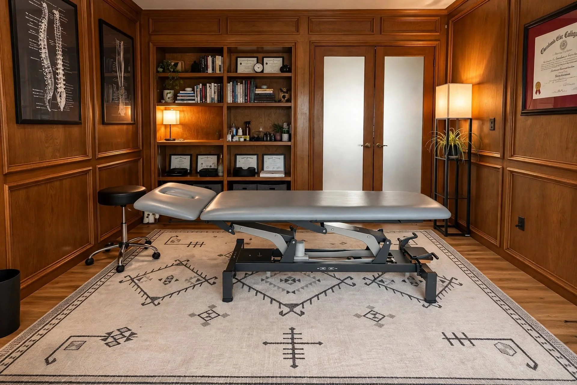 Hyland Hills Chiropractic home office clean and professional with smooth lighting and access.