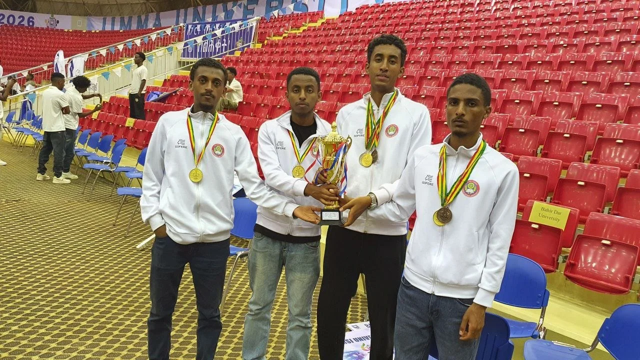 The Addis Ababa University Chess Team has won 1st place at the Ethiopian University Chess Tournament! Here are the brilliant minds who made it happen. Congratulations to the entire team!
