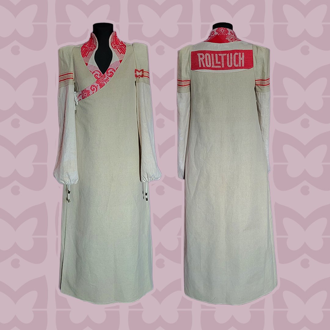 XS-XXL Spa-, Morge- & Bademantel "Rolltuch".