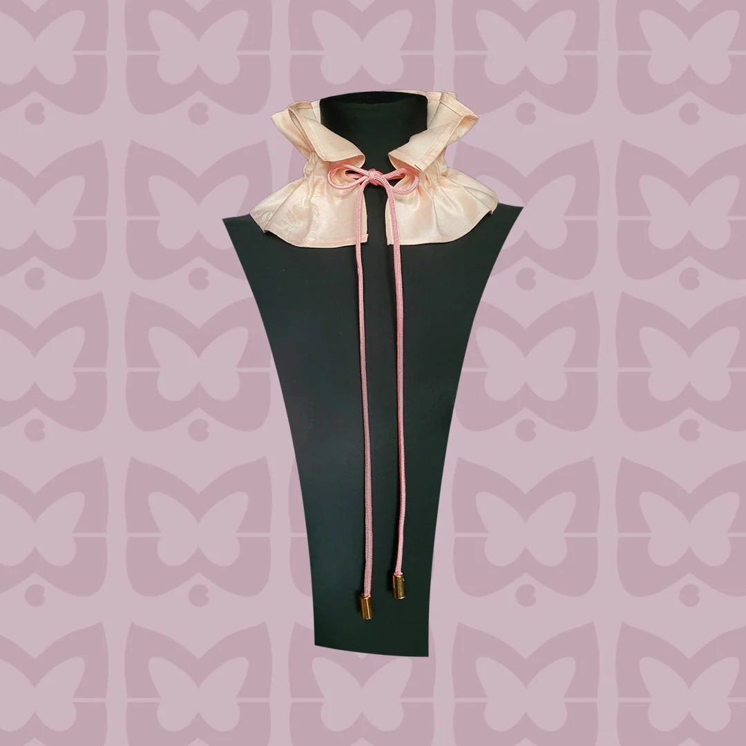 Halskrause "Rosa Serviette".