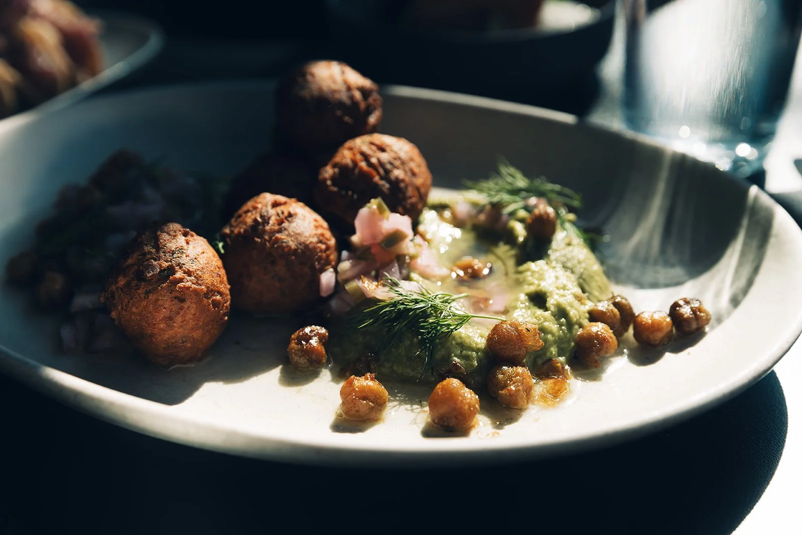 seasonal scratch kitchen plating 