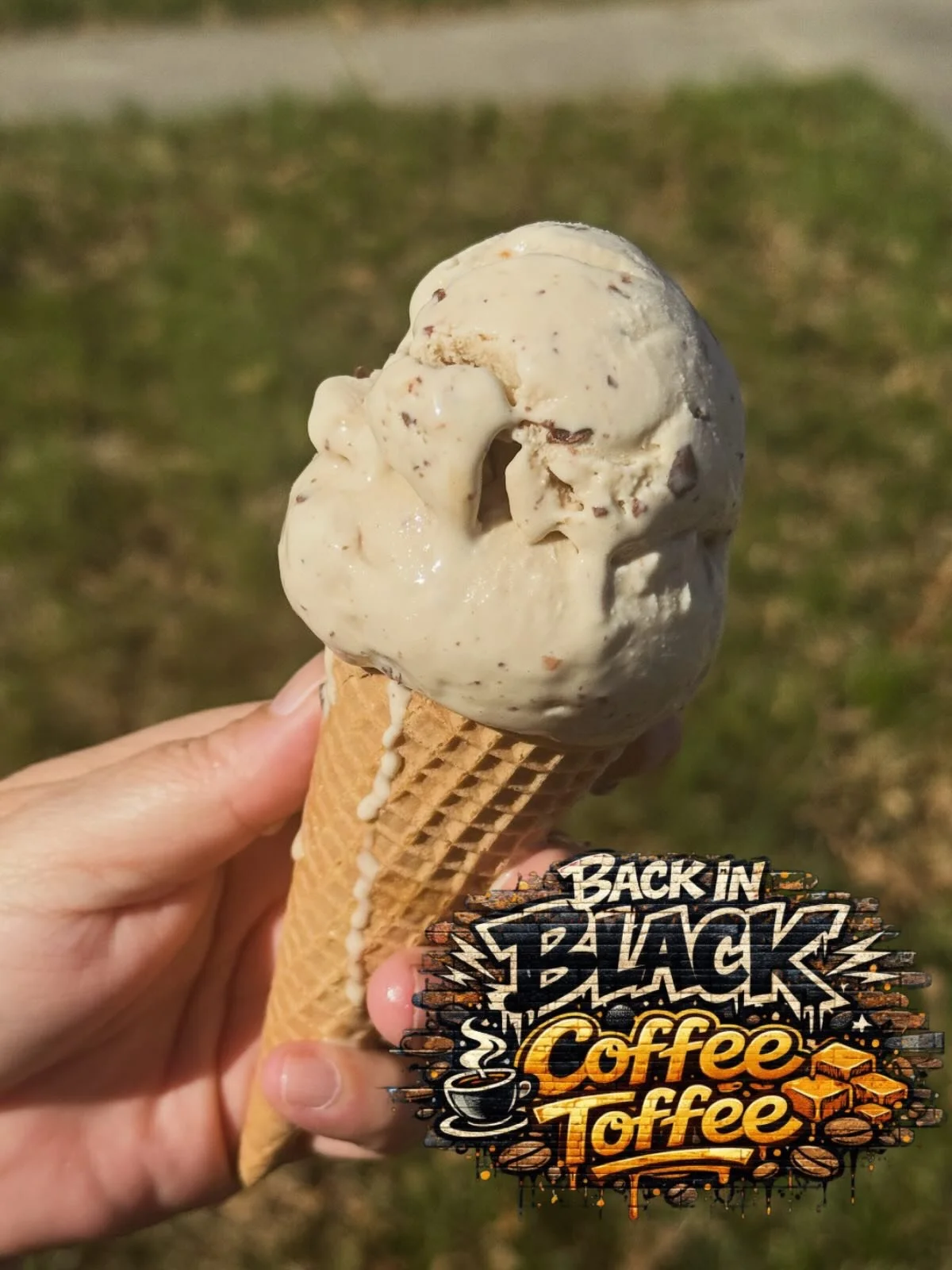Bold coffee. Buttery crunch.
Back in Black Coffee Toffee. &ldquo;Dark roast. Heavy crunch!" Coming  Soon!  #CoffeeToffee #SweetSymphony