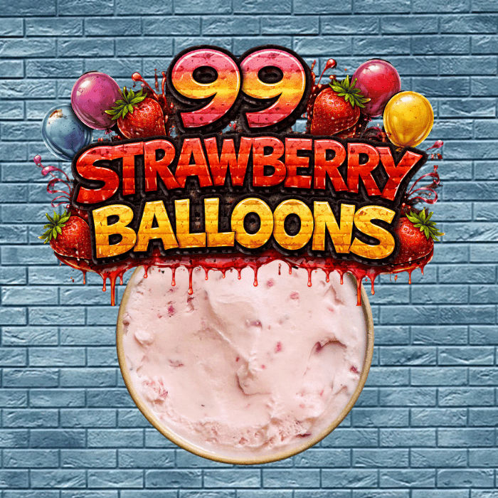 A bright, buoyant scoop of strawberry bliss that floats right out of its container. Bursting with juicy strawberry flavor, this one drifts between sweet nostalgia and pure summertime rebellion. Light, fruity, creamy, and just the right amount of misc