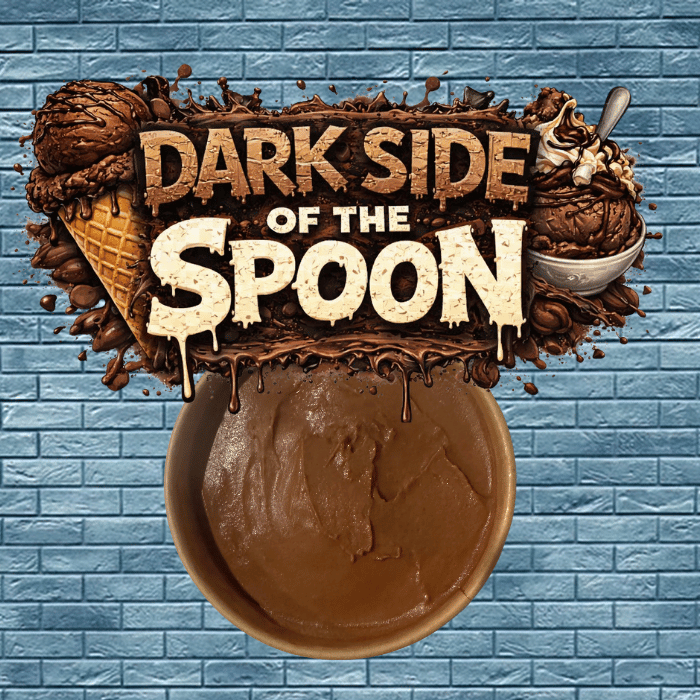 All that you scoop. All that you taste. All that disappears from the bowl.

A deep, velvety chocolate ice cream drifting far beyond ordinary cocoa. Smooth, rich, and just mysterious enough to keep the spoon coming back for more. Cross over to the cho