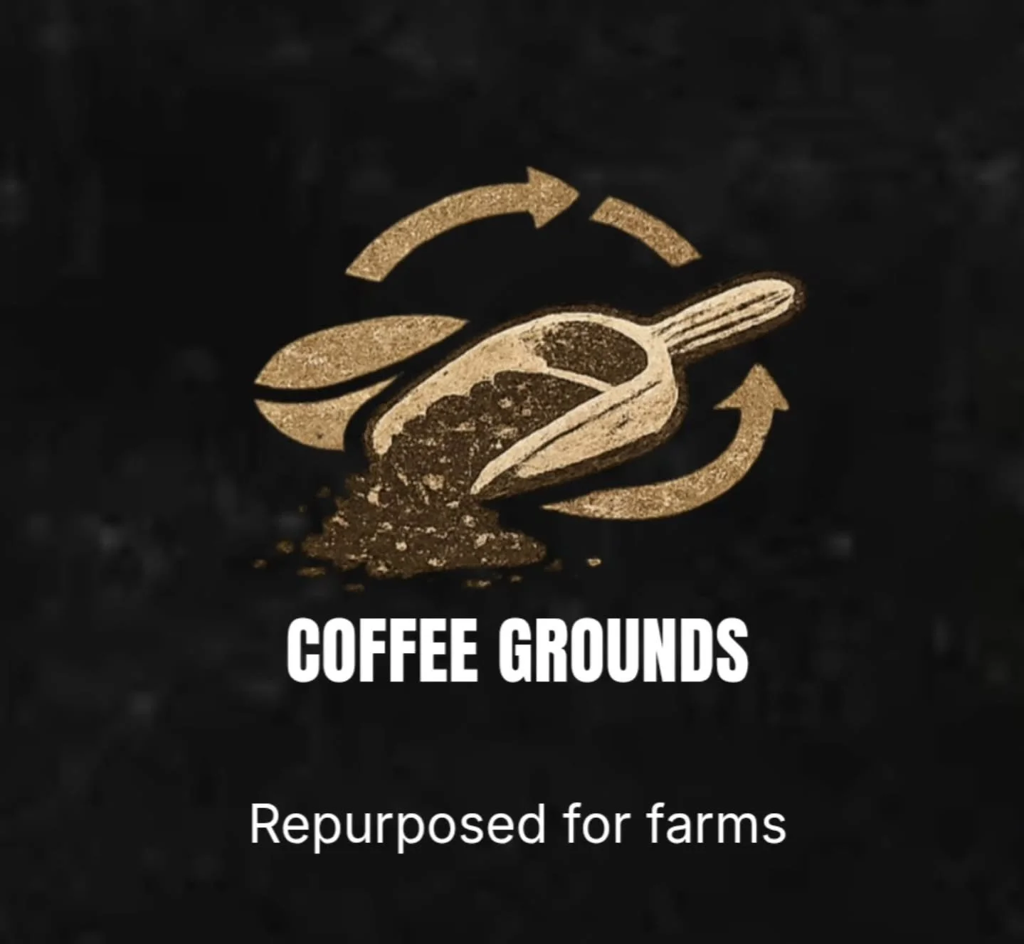 Through contacts with our local council we are able to donate used coffee grounds to neighbouring farms. Did you know used coffee grounds are packed with nutrients like nitrogen, making them great for compost and soil health. Farmers and gardeners of