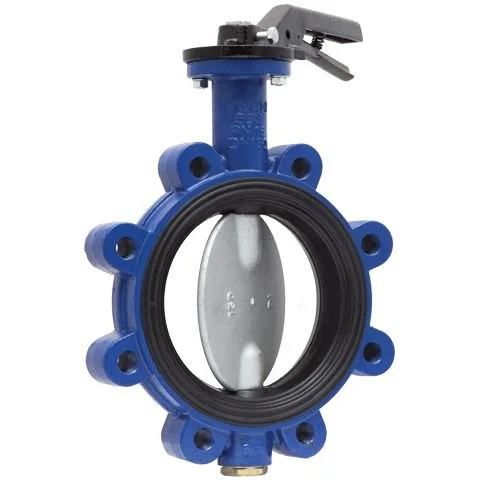 LUG VULCANIZED BUTTERFLY VALVE DUCTILE IRON PN16
