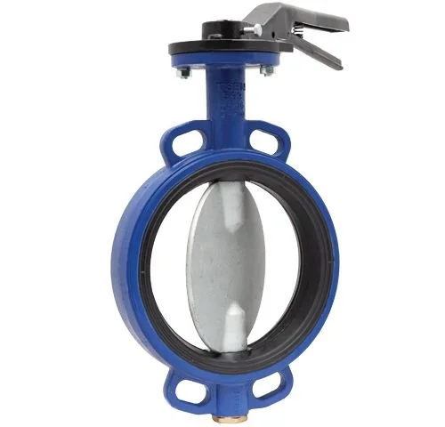 WAFER VULCANIZED BUTTERFLY VALVE DUCTILE IRON PN16