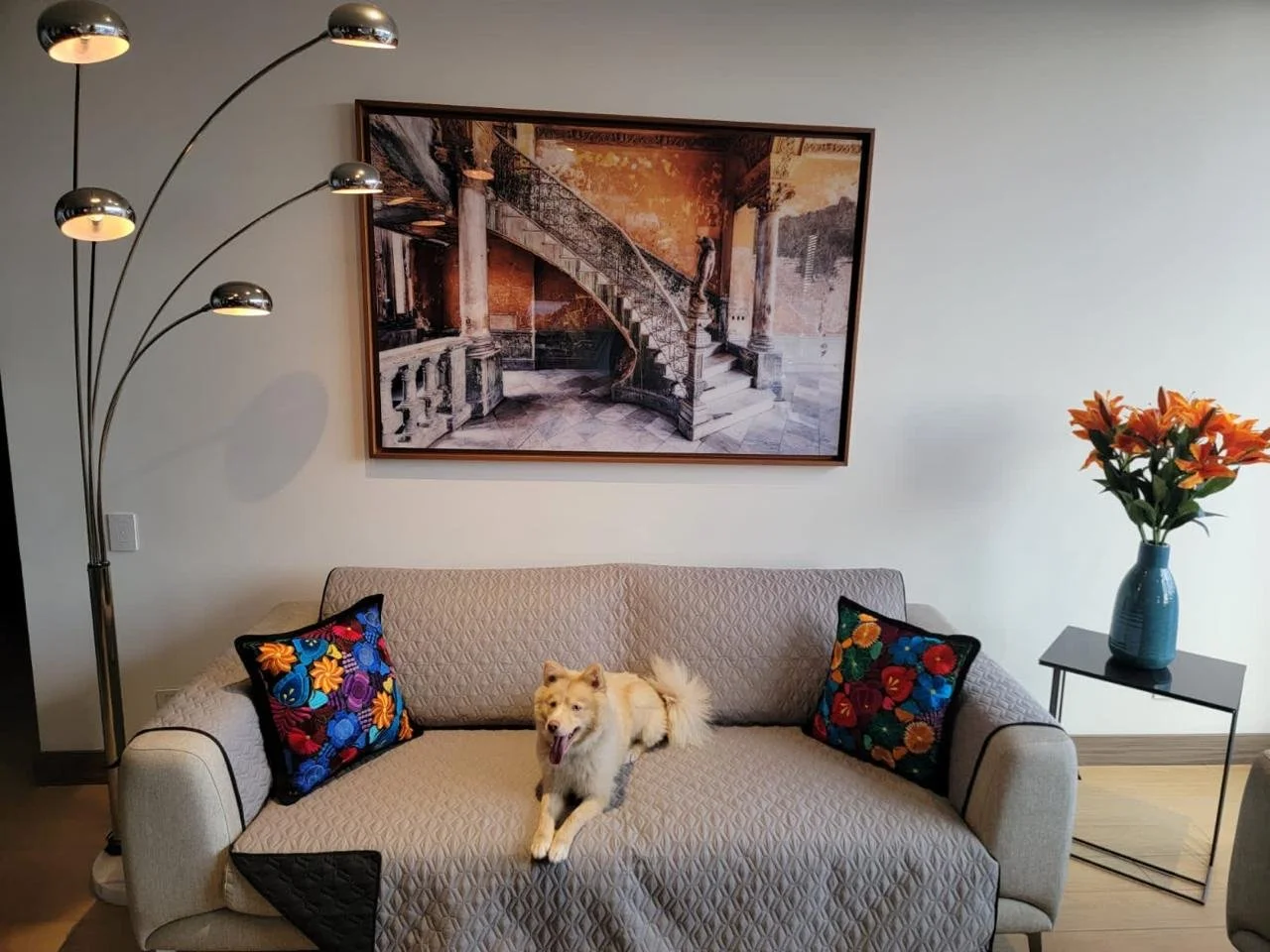 Protector de Sofá 2 Puestos – Gris Reversible