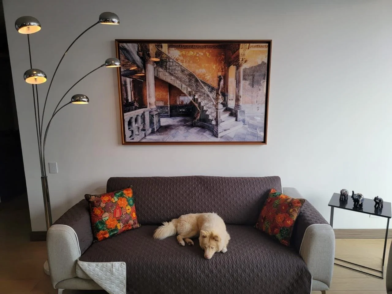 Protector de Sofá 2 Puestos – Marrón Reversible