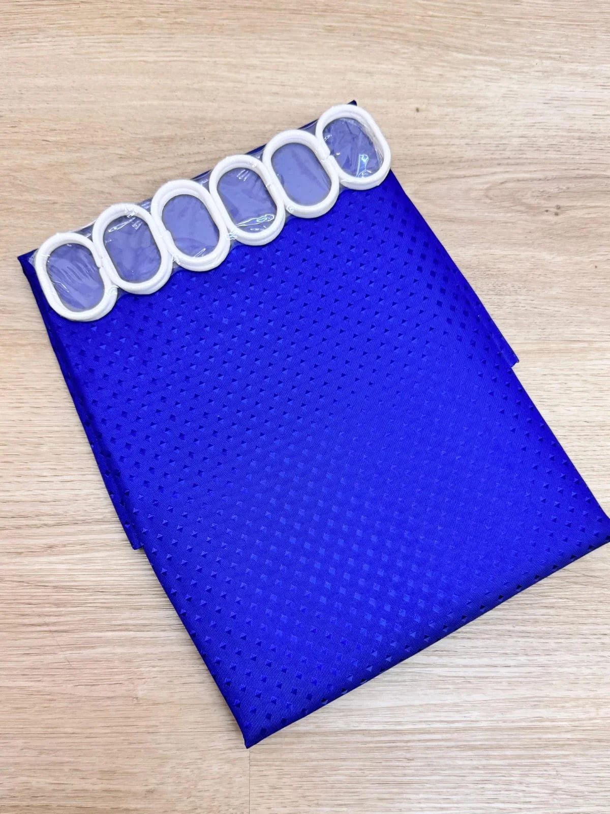 Cortina de baño unicolor - Azul Rey