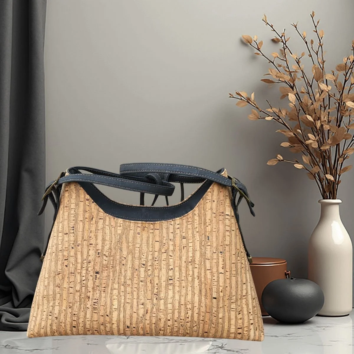 Grote shopper tas naturel kurk.jpg