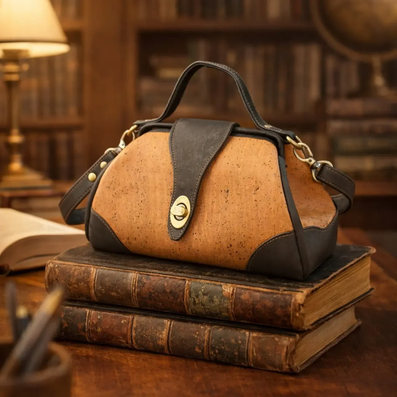 Kleine dokterstas dames terracotta