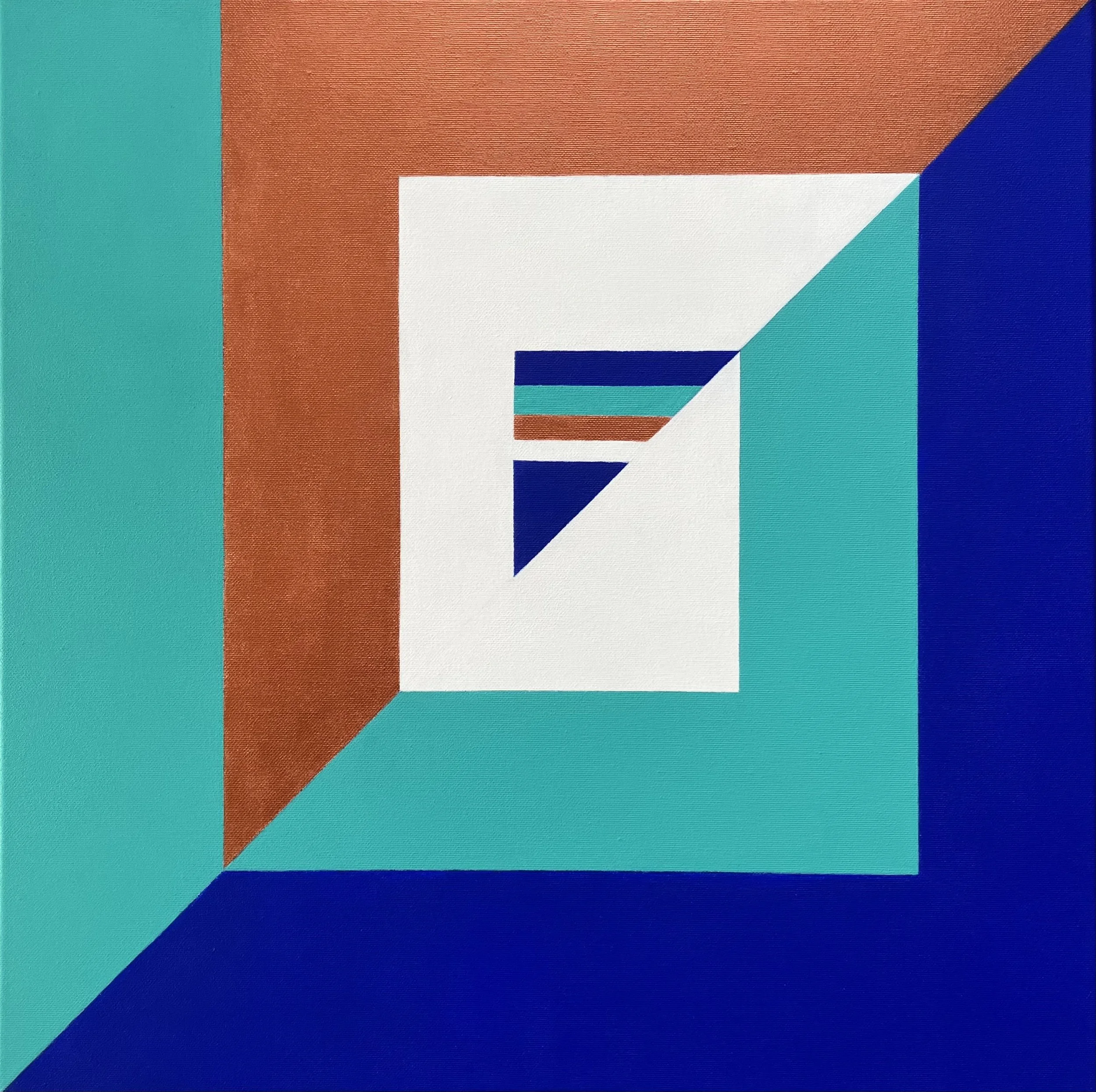 Almost there -  acrylic on canvas, 50x50 cm
