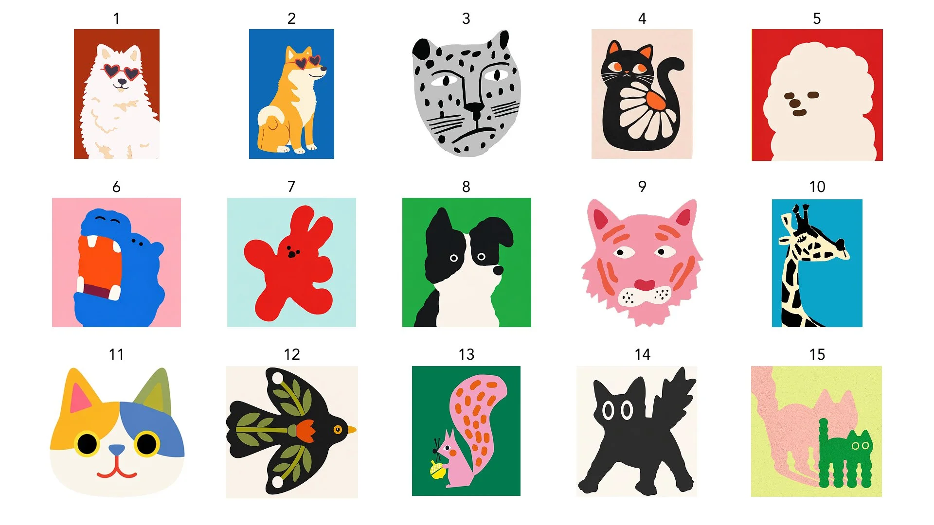 flash sheet for tufting idea (animal)