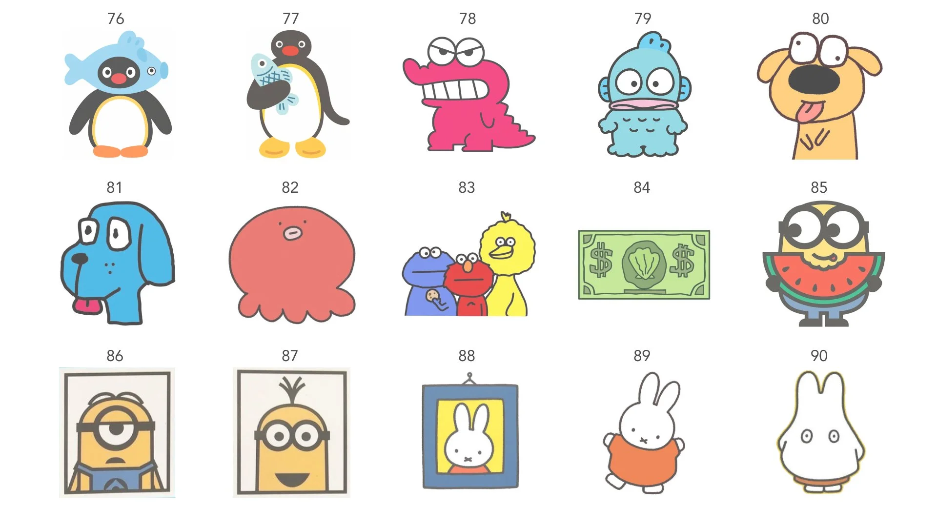 flash sheet for tufting idea (cartoon)
