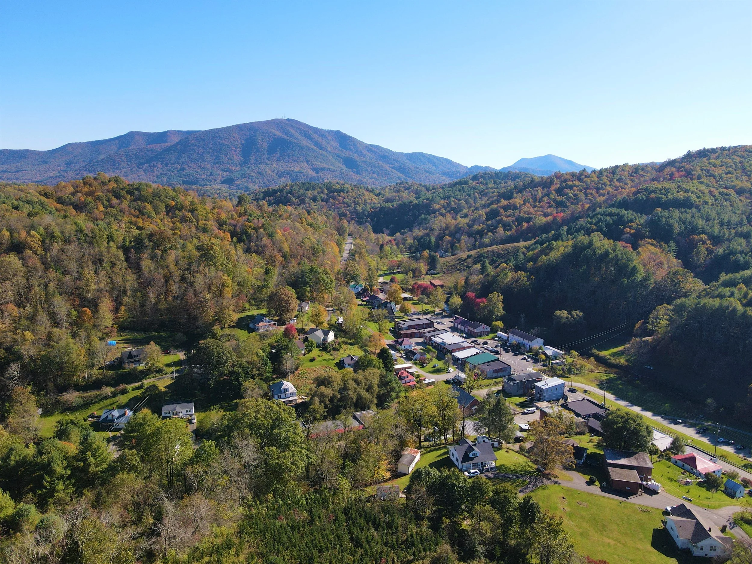 The Town of Lansing located in Ashe County, North Carolina.
