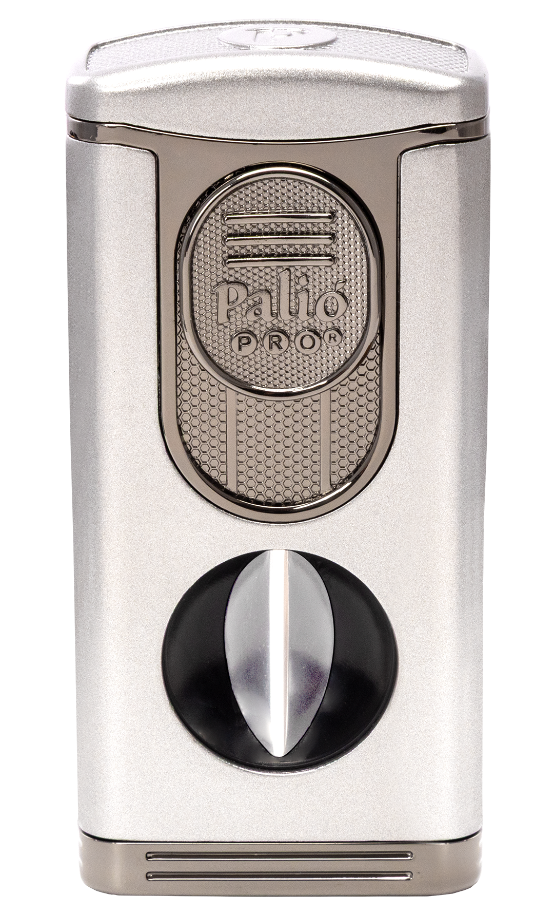 Palio Pro Trevi triple-flame lighter with 60RG vcutter, gunmetal (SHIPPED W/O BUTANE)