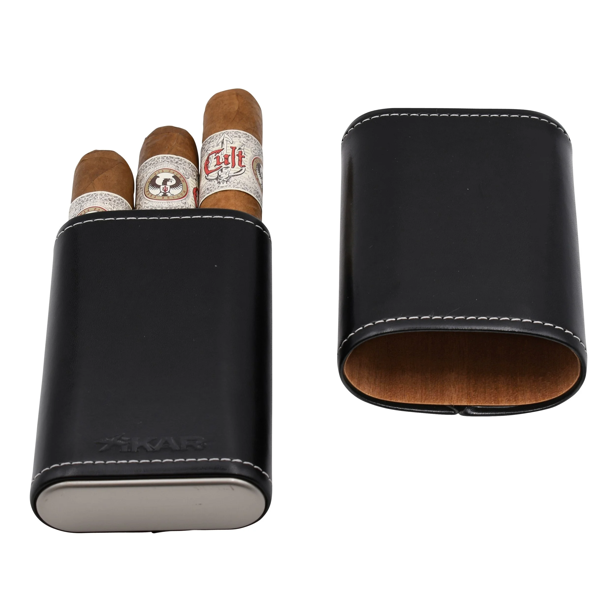 Xikar Envoy Triple Cigar Case Black