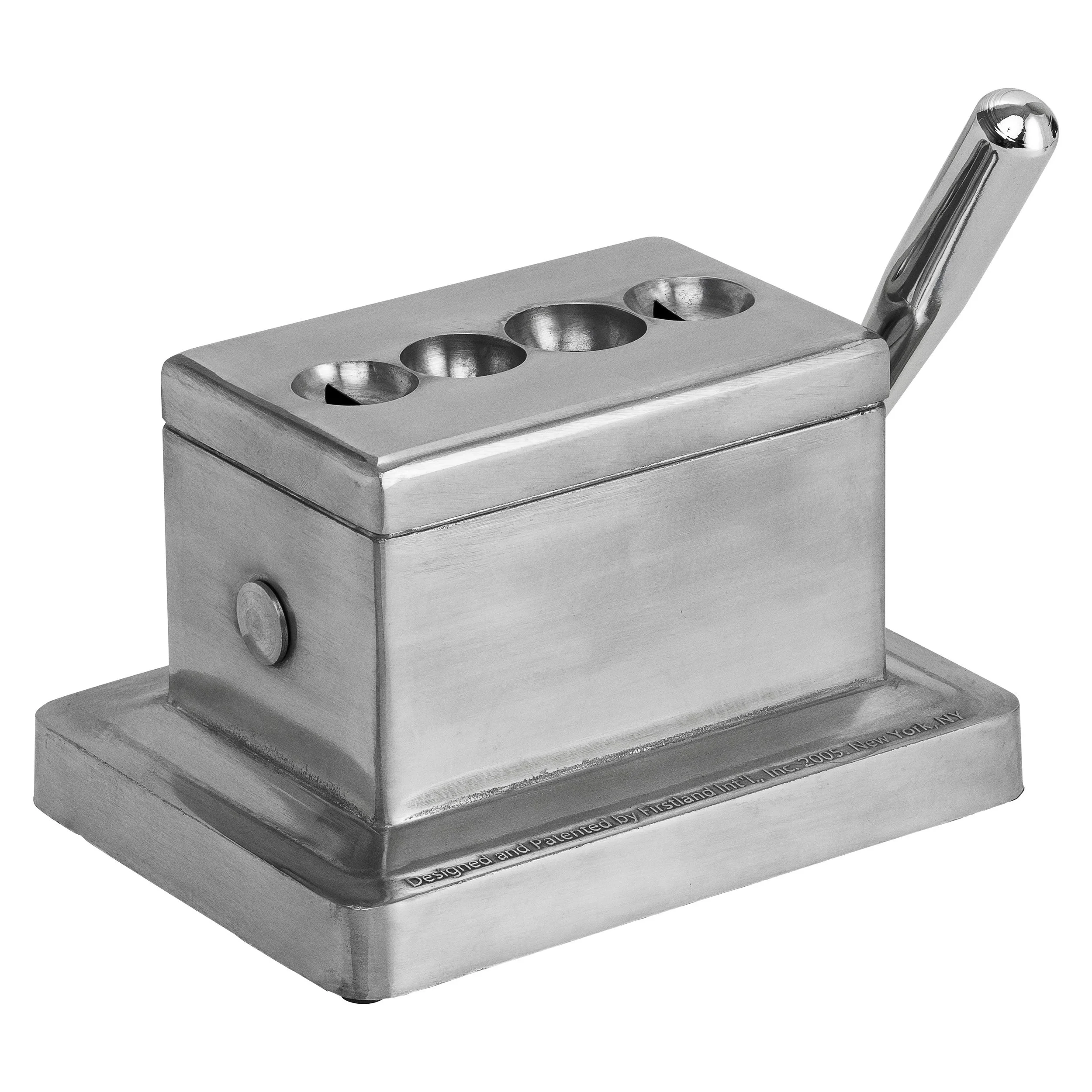 Tabletop Quad Cigar Cutter Stainless Steel