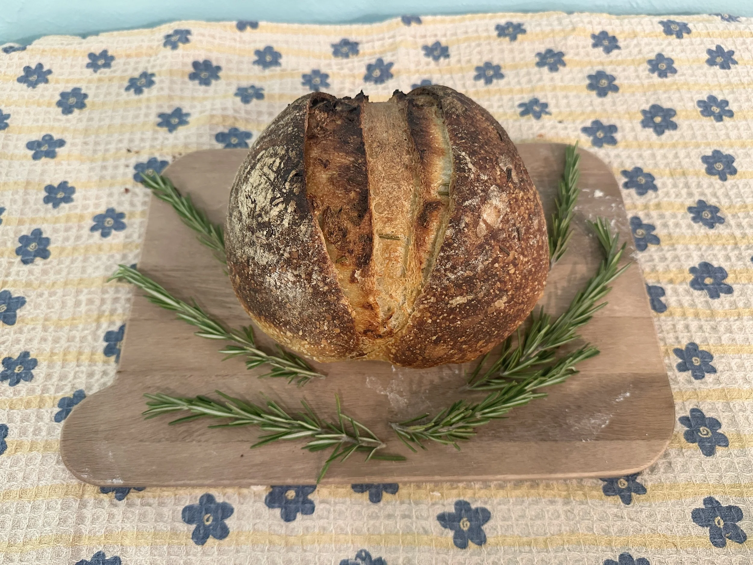Garlic & Rosemary Sourdough