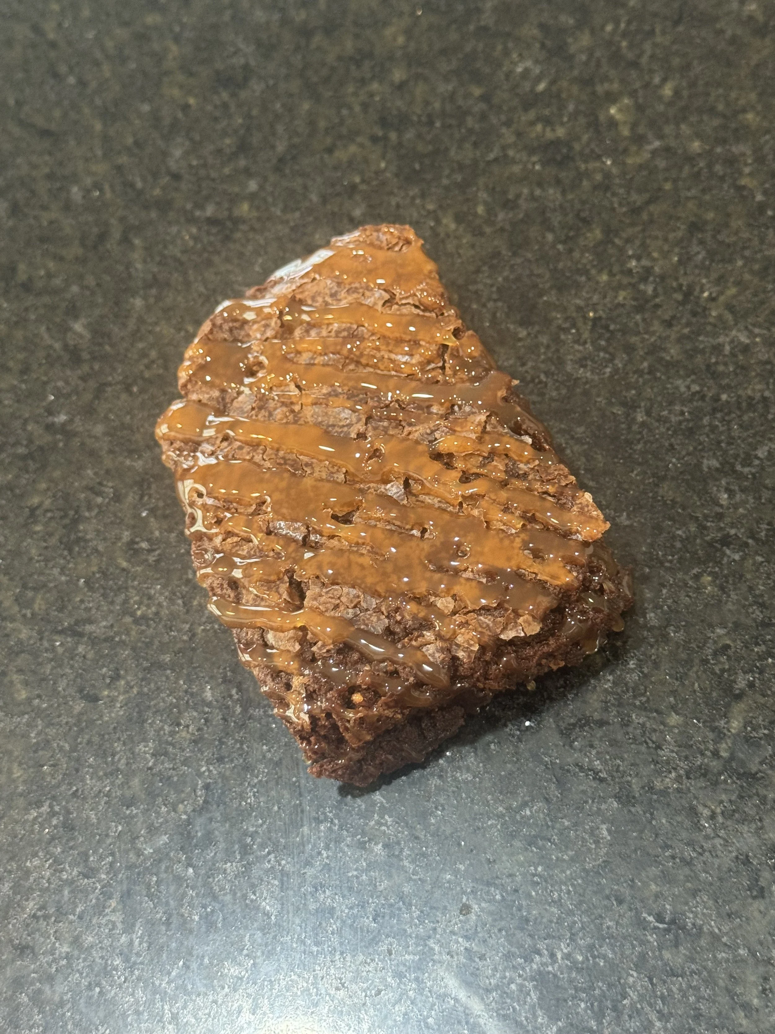caramelised brownie