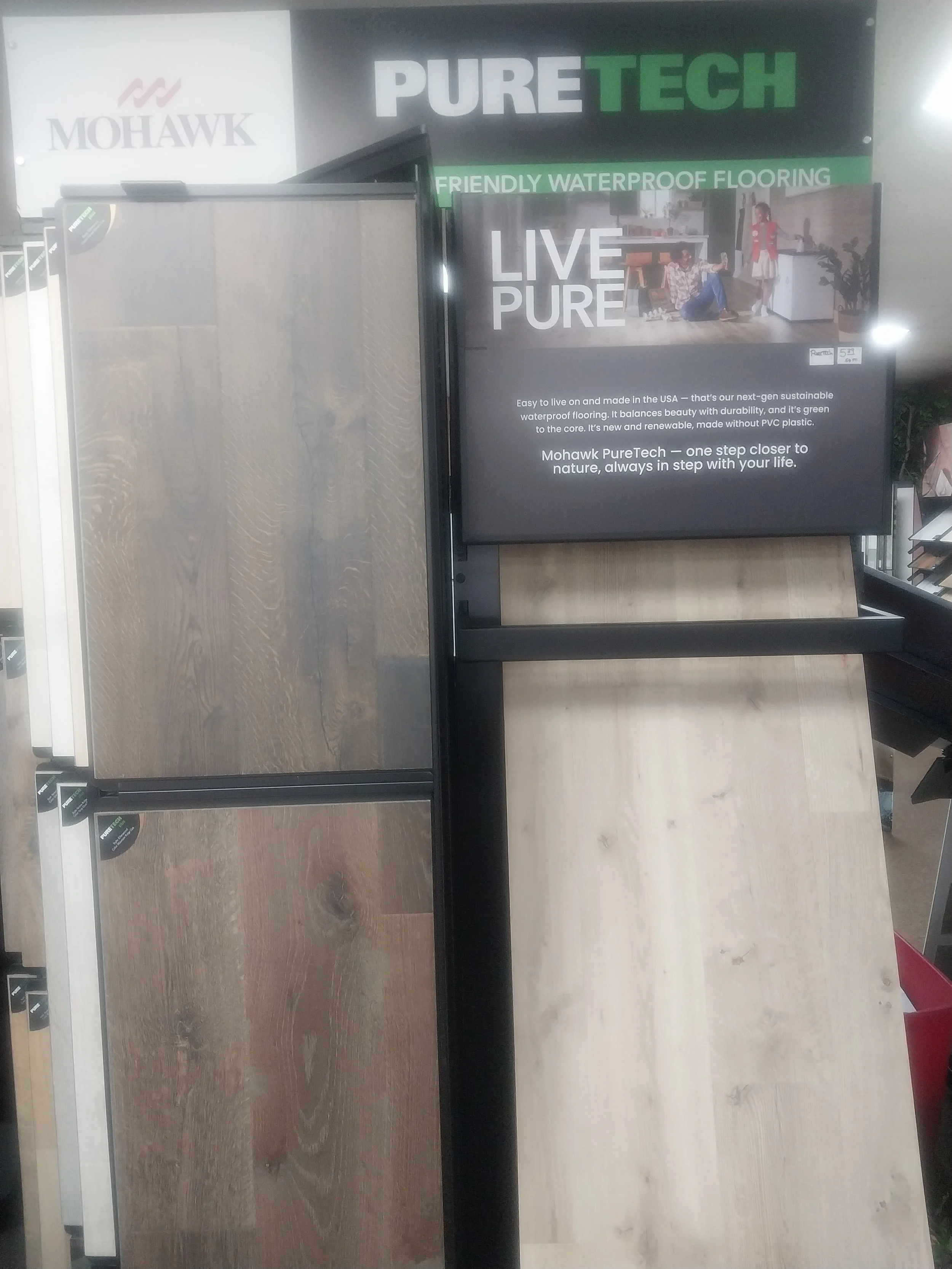 Mohawk PureTech PVC-Free Waterproof Wood-Look Flooring