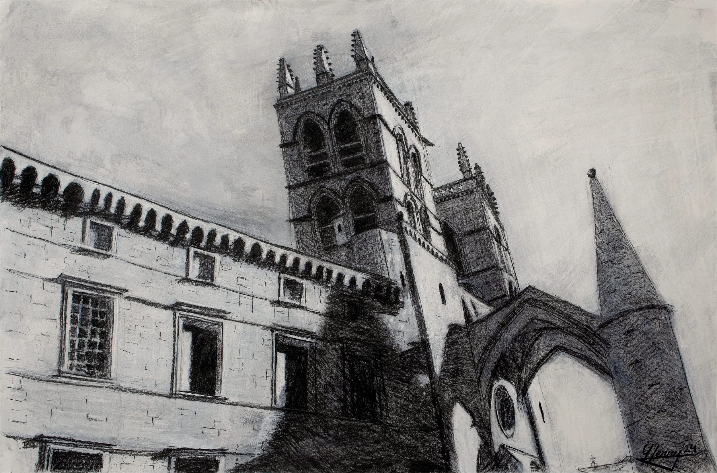 Cathédrale Saint-Pierre de Montpellier (24x36) 2025