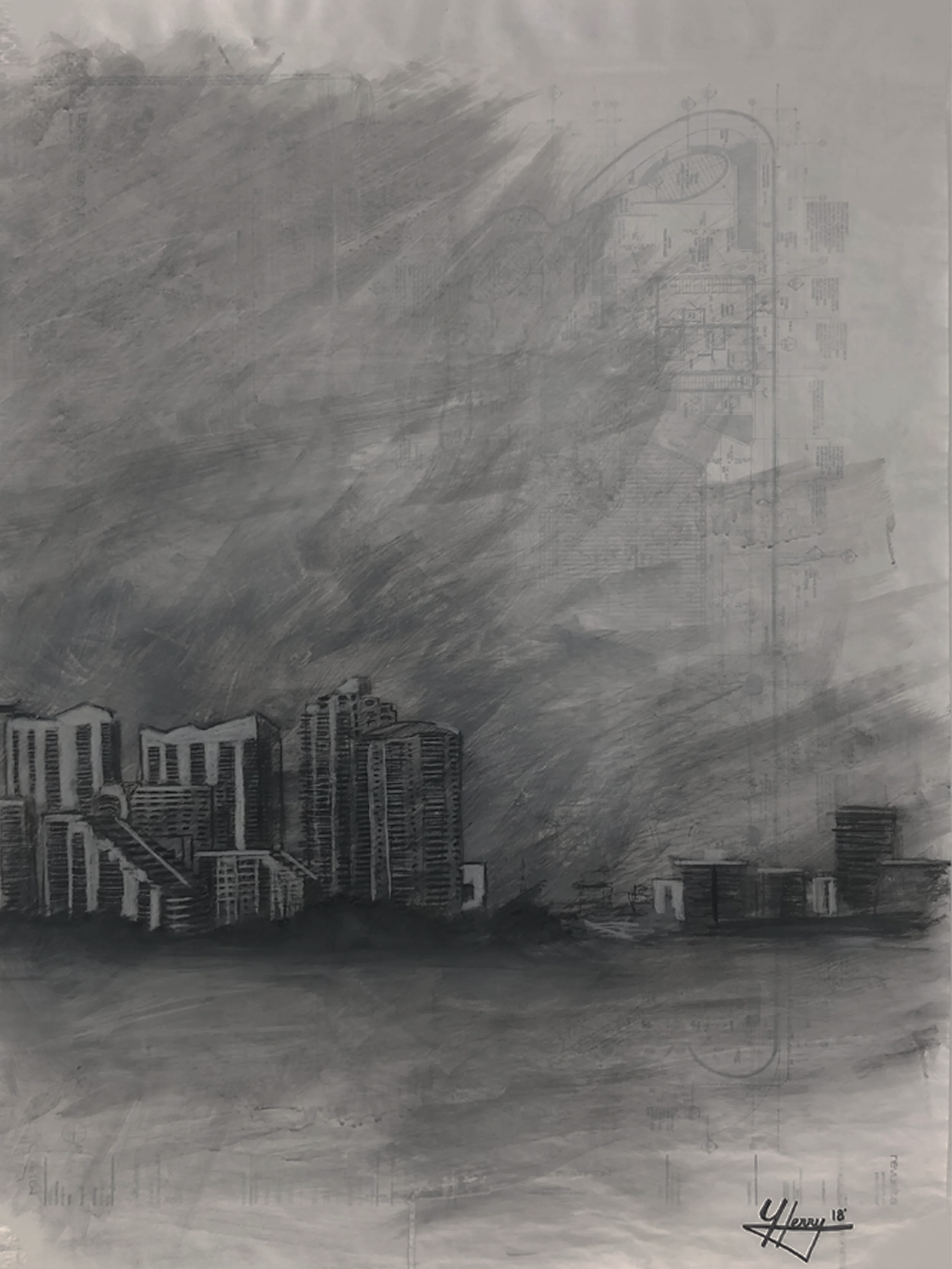 Miami Skyline Panel 4
(24x36)
2018