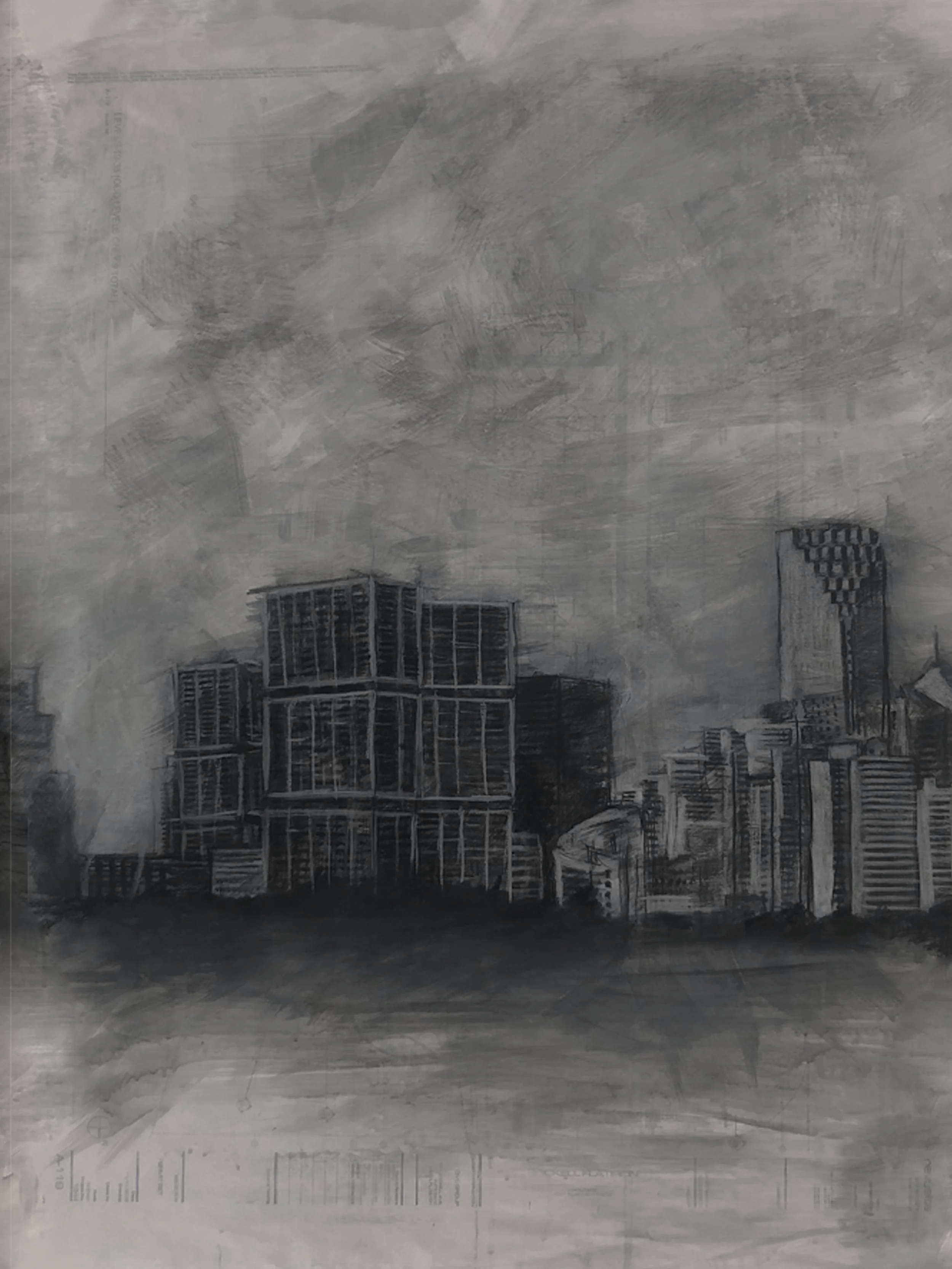 Miami Skyline Panel 3
(24x36)
2018